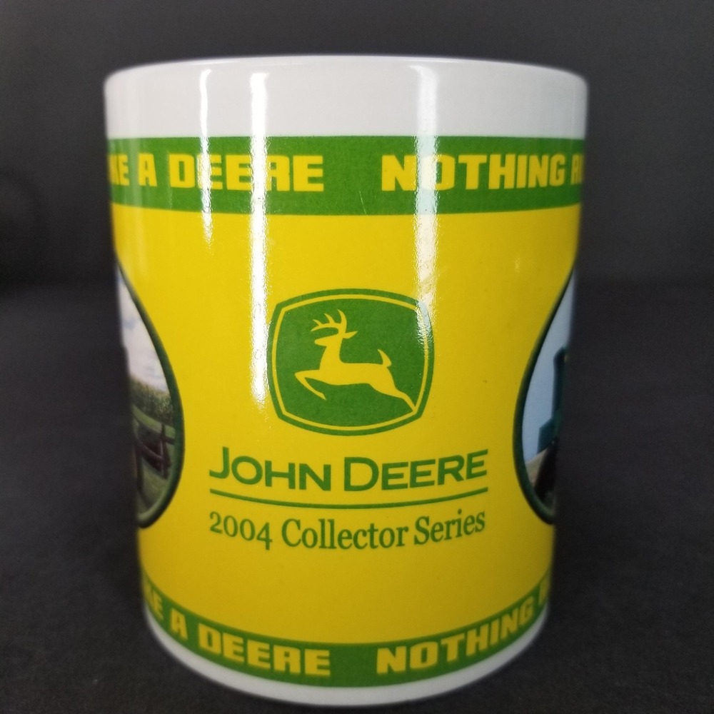John Deere 2004 Collector Series Coffee Mug Vintage Tractor Houston Harvest - Picture 3 of 6